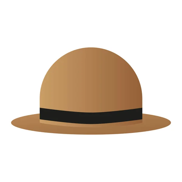 Ізольований класичний капелюх — стоковий вектор