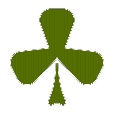 İzole yonca simgesi