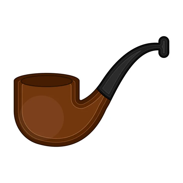 Isolated tobacco pipe icon — Stock Vector