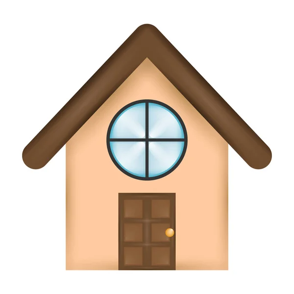 Isolated house image — Stock Vector