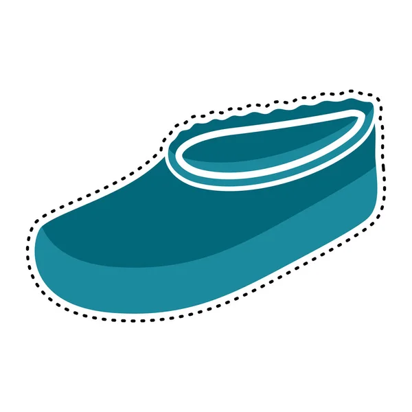 Gepunktetes Schuh-Cover-Symbol — Stockvektor