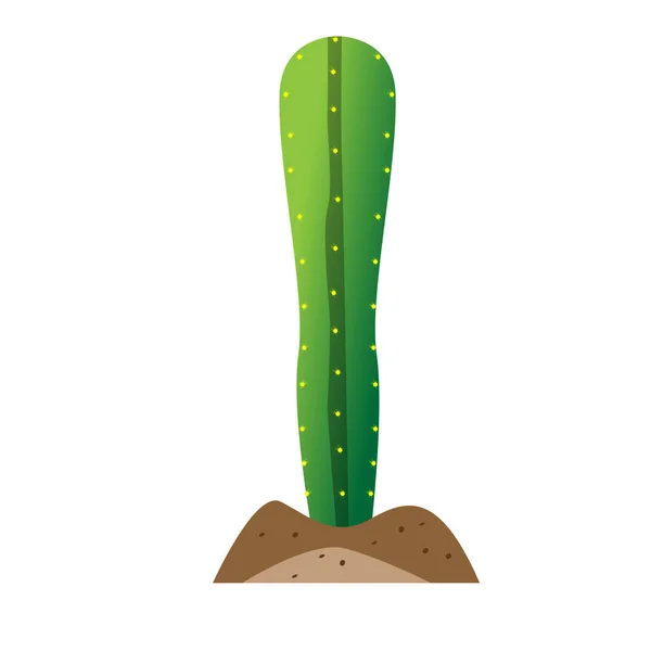 Icono de cactus aislado — Vector de stock