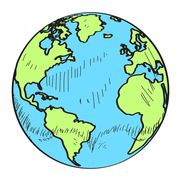 Föld bolygó kép — Stock Vector