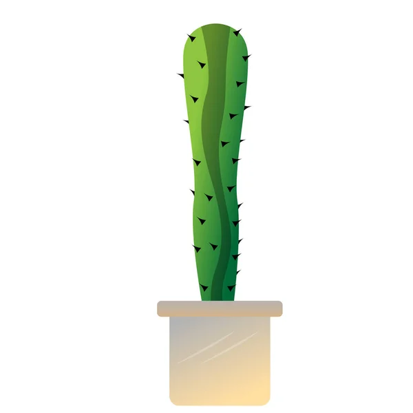 Geïsoleerde cactus icoon — Stockvector