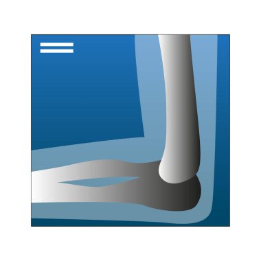 İzole edilmiş kemik tarama simgesi