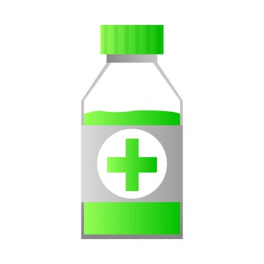 İzole edilmiş ilaç şişesi simgesi