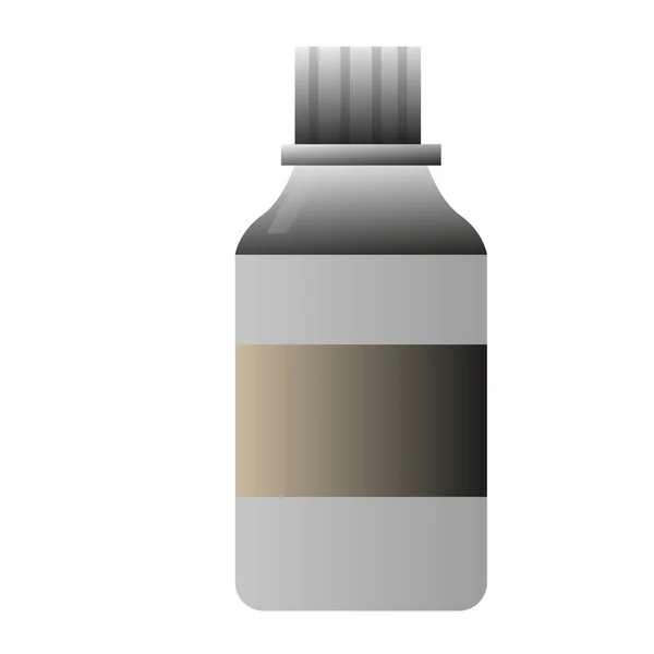 Izolowana ikona butelki z tabletkami — Wektor stockowy