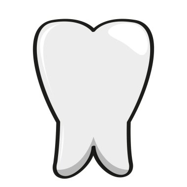 İzole edilmiş diş simgesi