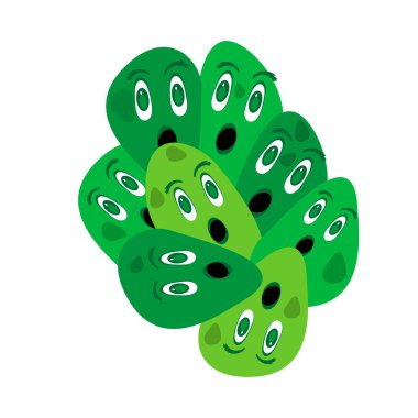 İzole edilmiş kızgın virüs görüntüsü