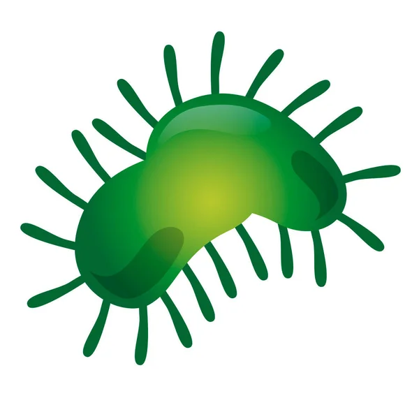 Isolated virus image — Stock Vector