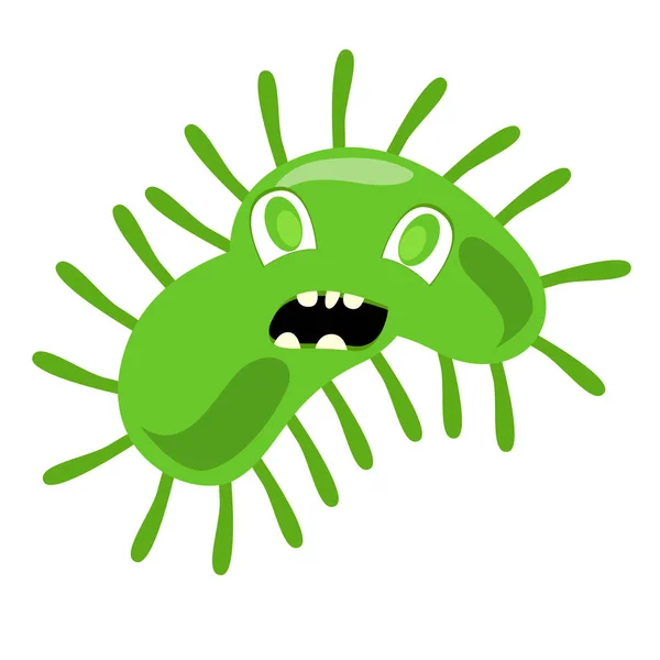 Isolato immagine virus arrabbiato — Vettoriale Stock