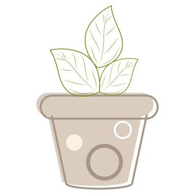 İzole edilmiş bitki simgesi