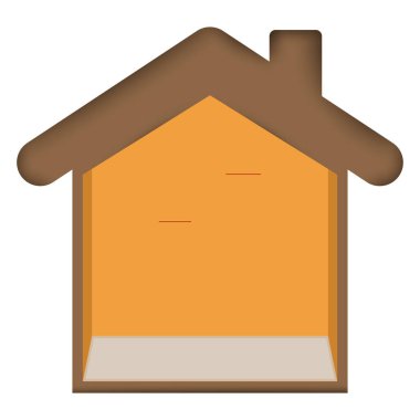 İzole edilmiş ev simgesi