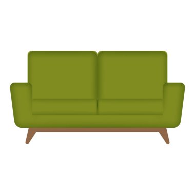 İzole kanepe koltuğu