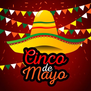 Cinco de mayonez şablonu