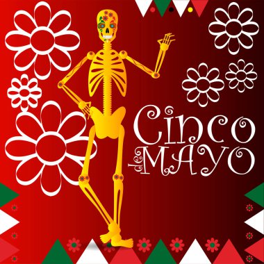 Cinco de mayonez şablonu