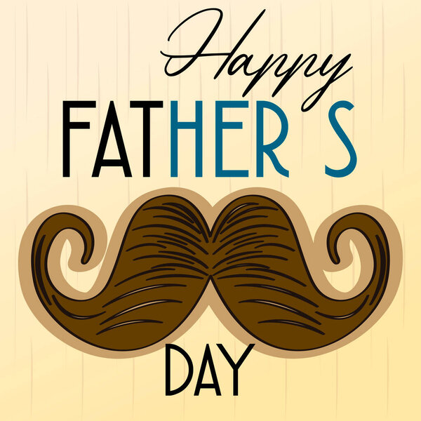 Happy father day poster