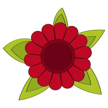 İzole edilmiş güzel çiçek.