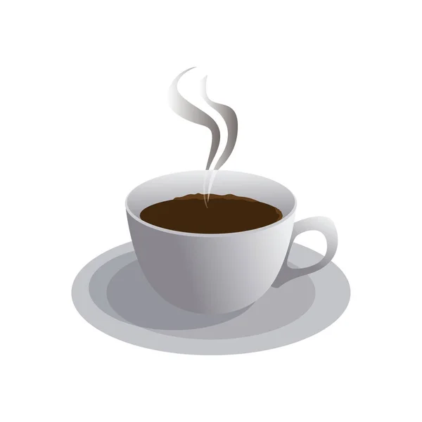 Tasse de café isolée — Image vectorielle