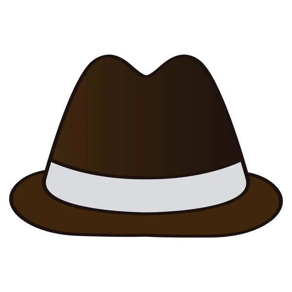 孤立的帽子图标 — 图库矢量图片