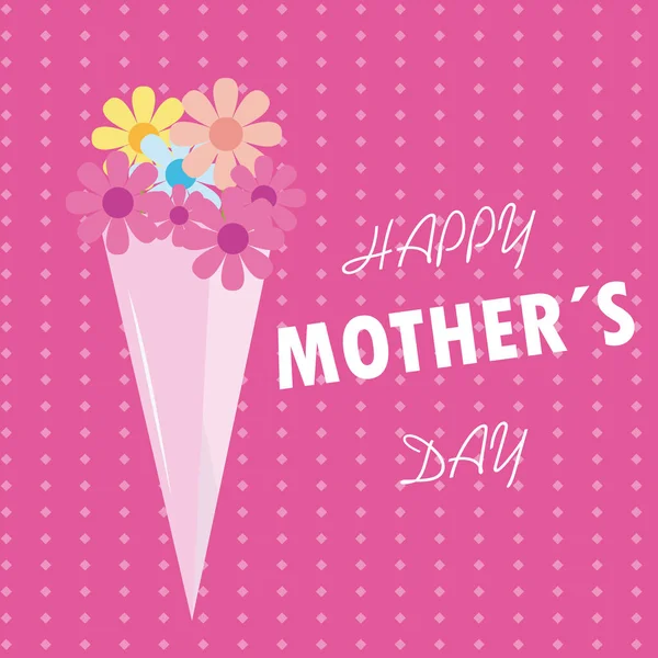 Happy mothers day card — Stock Vector