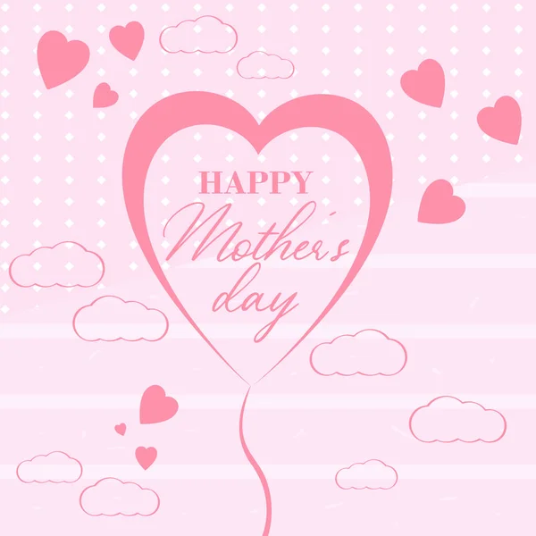 Carte Happy Mothers Day — Image vectorielle