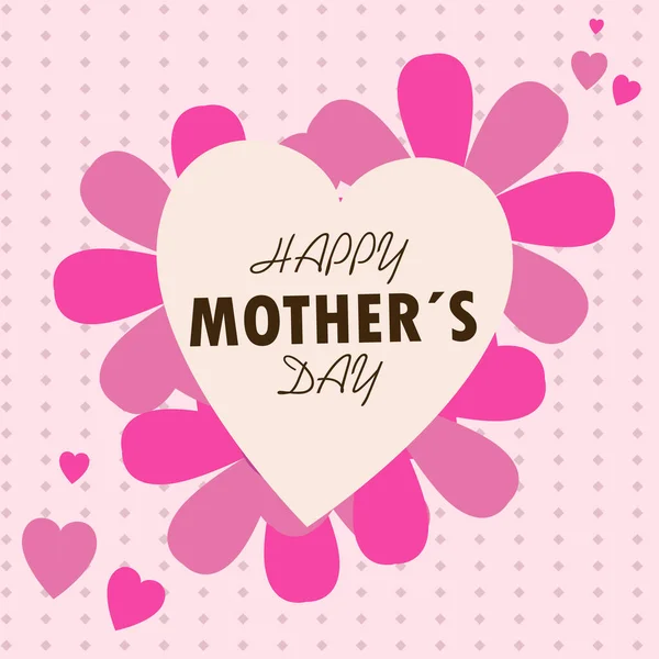 Happy mothers day card — Stock Vector