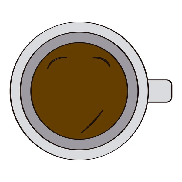 Μεμονωμένο εικονίδιο κύπελλο καφέ — Διανυσματικό Αρχείο