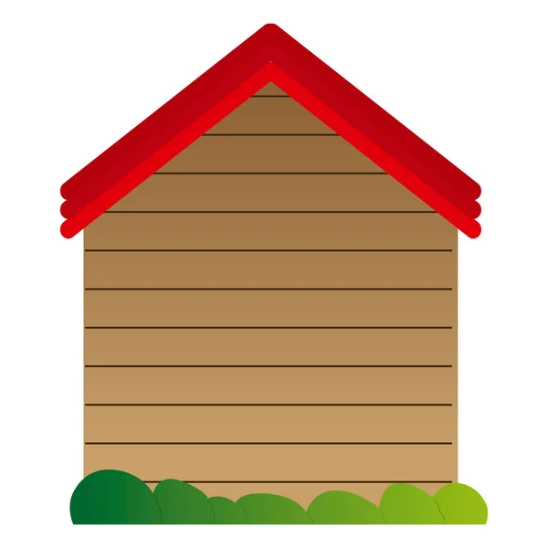 Icono de casa aislada — Vector de stock