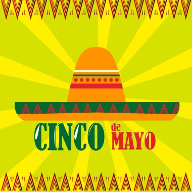 Cinco de mayonez şablonu