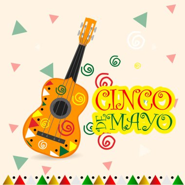 Cinco de mayonez şablonu