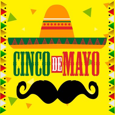 Cinco de mayonez şablonu