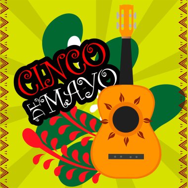 Cinco de mayonez şablonu