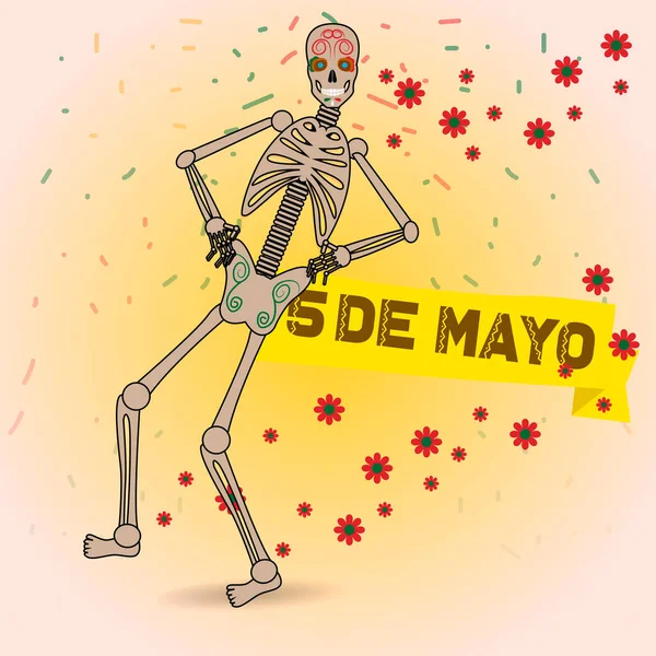 Plantilla Cinco de mayo — Vector de stock