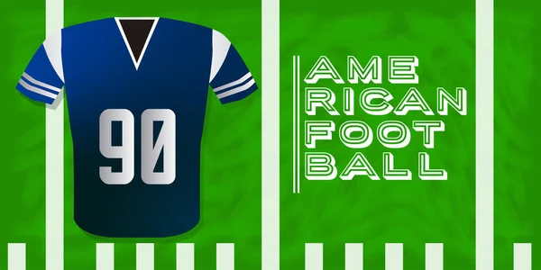 Amerikansk fotboll affisch — Stock vektor