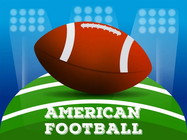 American football poster — Stock Vector