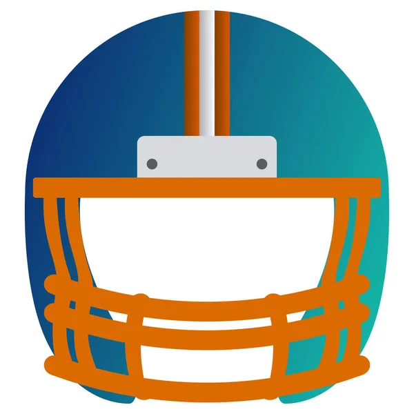 Americká fotbalová helma — Stockový vektor