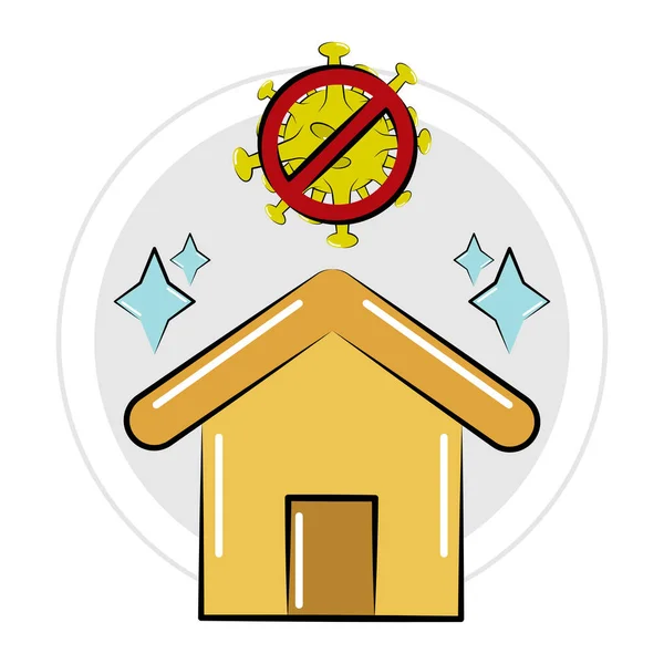 Clean house icon — Stock Vector