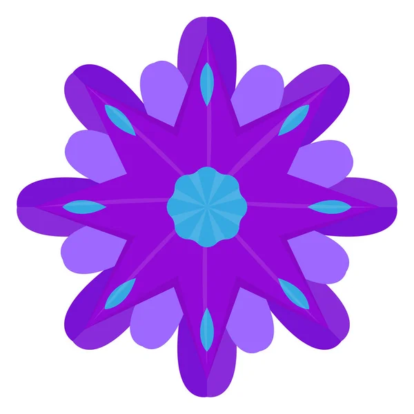 Odizolowana mandala kolorowa — Wektor stockowy