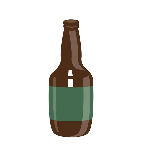 Botella vector plano diseño — Vector de stock