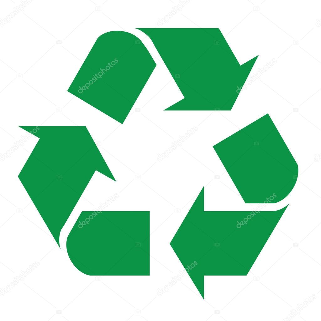 Recycle logo in vector