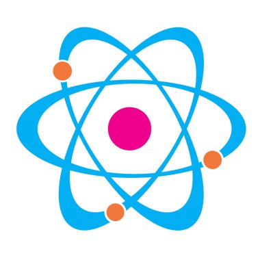 molekül simge vektör