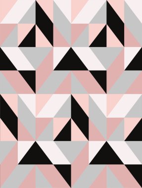 minimal pembe ve siyah vektörsüz desen