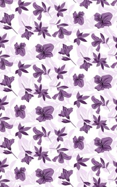 Parlak tonlarda çok renkli taç yaprakları olan kusursuz vektör deseni.