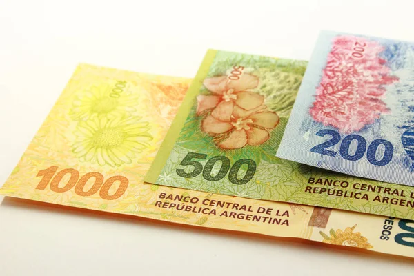 Argentine Money Currency Argentine — Stock Photo, Image