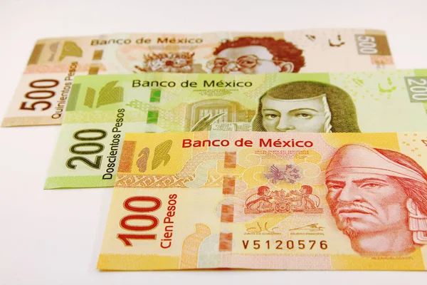 Mexico Money Mexikos Valuta Pesos — Stockfoto