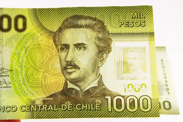 Χιλή Χρήματα Νόμισμα Της Χιλής Πέσος — Φωτογραφία Αρχείου