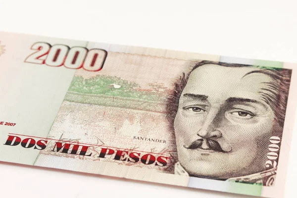 Colombia Pengar Colombias Valuta Pesos — Stockfoto