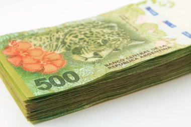 Arjantin Parası - 500 Pesos Argentinos Yığını - Arjantin Para Birimi