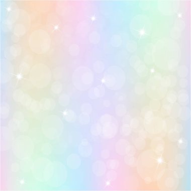 Gökkuşağı arka plan ile parıldıyor